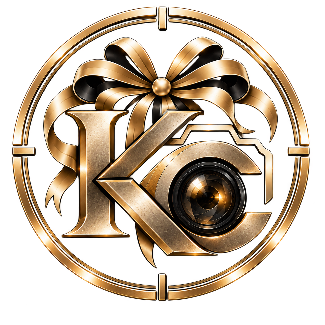 Official Kingdom Creations combined camera and bow emblem